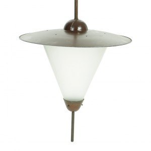 Giso Hanglamp van W.H. Gispen voor Gispen, 1930s | Uniek Groot Object