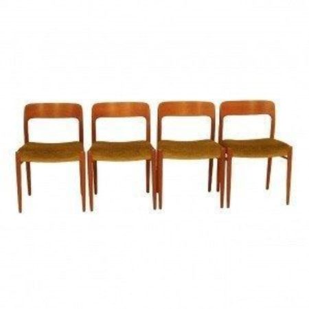 Moller Eetkamer Stoelen '50s