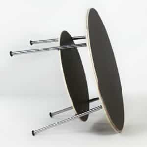 Ronde Salontafel 529 van W.H. Gispen, 1950s &#8211; Grote Versie