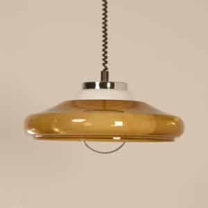 Vintage Hanglamp van Dijkstra Lampen, 1970s