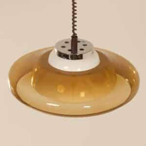 Vintage Hanglamp van Dijkstra Lampen, 1970s