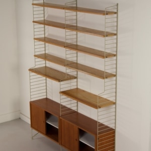 Wandsysteem van Kajsa &amp; Nils Strinning voor String Design AB &#8211; 1960s