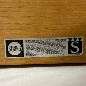Wandsysteem van Kajsa &amp; Nils Strinning voor String Design AB &#8211; 1960s