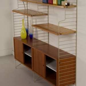Wandsysteem van Kajsa &amp; Nils Strinning voor String Design AB &#8211; 1960s