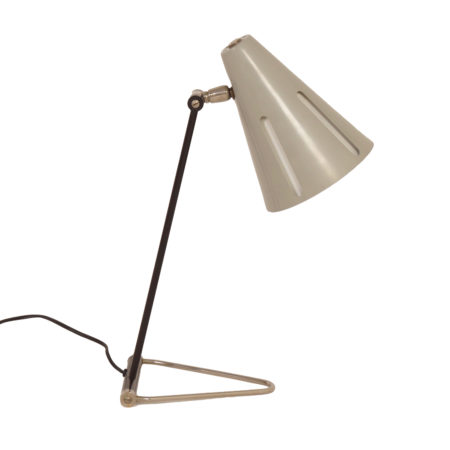 Zeldzame “Zonneserie” Bureaulamp “Model 1” van H. Busquet voor Hala, 1950s