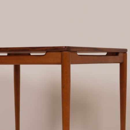 Teak Bijzettafel van Hartmut Lohmeyer voor Wilkhahn, 1950s