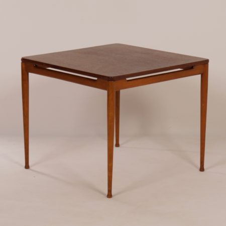 Teak Bijzettafel van Hartmut Lohmeyer voor Wilkhahn, 1950s