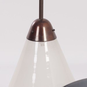 Giso Hanglamp van W.H. Gispen voor Gispen, 1930s | Uniek Groot Object
