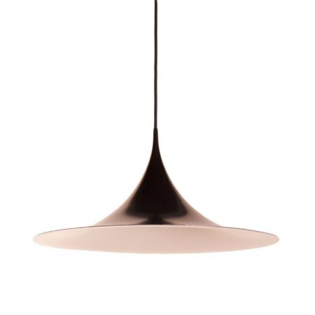 Zwarte Semi Hanglamp van Claus Bonderup en Torsten Thorup voor Fog & Morup, 1967 – 60 cm