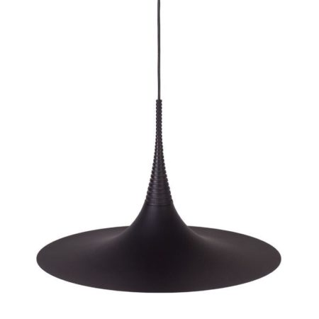 Mat Zwarte Heksenhoed | Vrieland Design Hanglamp