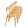 Set Deense Eetkamer Stoelen van Niels Moller voor JL Møller, 1950s