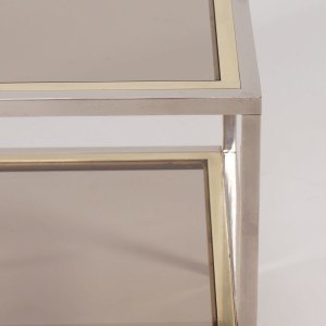 Hollywood Regency Bijzettafel van Renato Zevi, Italië 1970s