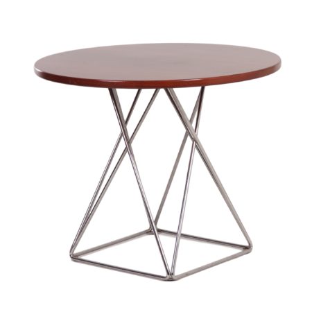 Ronde Eettafel met Eiffel Onderstel voor Thonet, 1970s