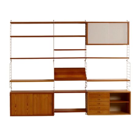 Grenen Wandsysteem van Nisse Strinning voor String Design AB, '60s