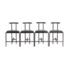 Eetkamer Stoelen van Louis van Teeffelen voor Wébé, 1960s – Set van 4