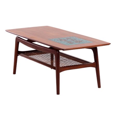 Teakhouten Salontafel van Louis van Teeffelen voor Wébé, 1960s