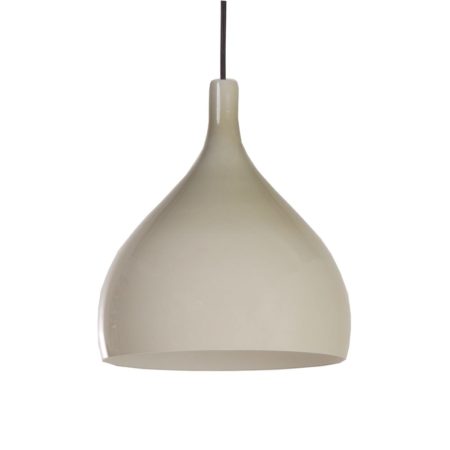 Beige Murano Hanglamp van Paolo Venini voor Venini & C, 1960s Italië