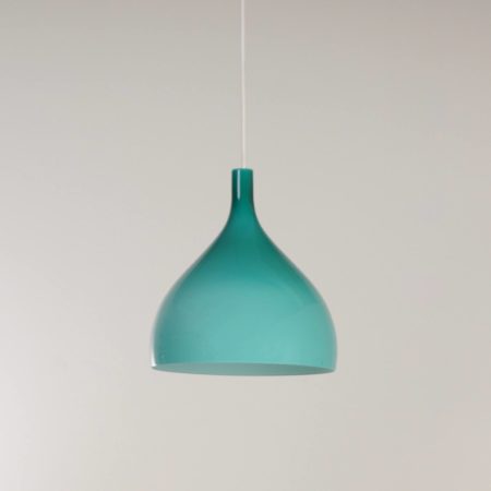 Groene Murano Hanglamp van Paolo Venini voor Venini &#038; C, 1960s