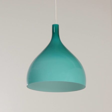 Groene Murano Hanglamp van Paolo Venini voor Venini &#038; C, 1960s