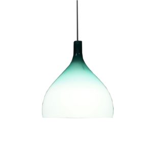 Groene Murano Hanglamp van Paolo Venini voor Venini &#038; C, 1960s