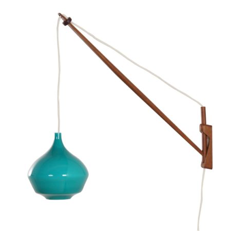 Groene Murano Wandlamp van Paolo Venini voor Venini & C, 1960s Italië