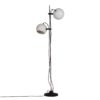 Herda Vloerlamp | Transparant Bruine Kap