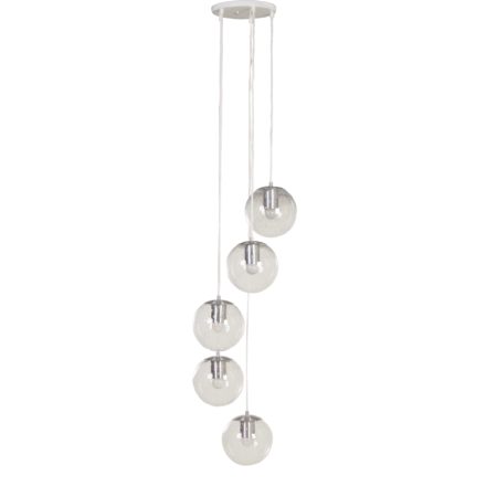 Raak Hanglamp met 5 'Licht Druppels', 1970s