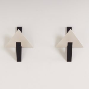 Paar Wandlampen Tria 23671 van Lucien Gau, Parijs, 1990s