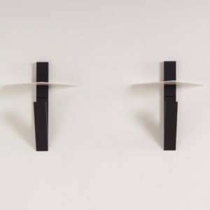 Paar Wandlampen Tria 23671 van Lucien Gau, Parijs, 1990s