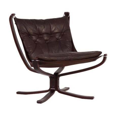 Scandinavische Falcon fauteuil van Sigurd Ressell voor Vatne Mobler, ca. 1974.