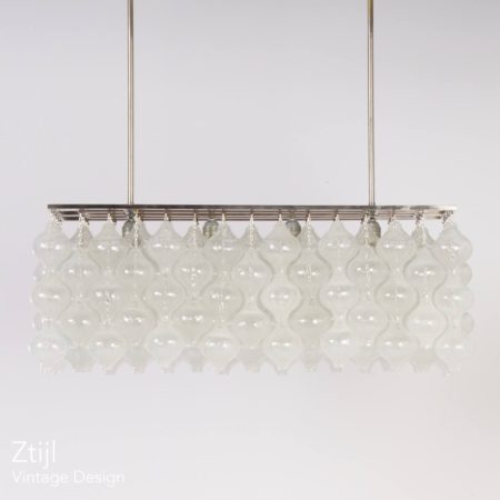 Unieke Kalmar Tulipan Hanglamp met 162 Kelkjes, Oostenrijk 1960s