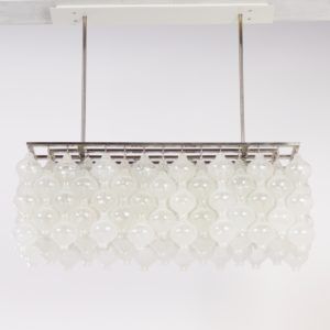 Tulipan Hanglamp met 162 Kelkjes van Kalmar, Oostenrijk 1960s | Unique Object