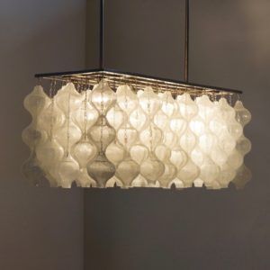 Tulipan Hanglamp met 162 Kelkjes van Kalmar, Oostenrijk 1960s | Unique Object