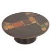 Paul Kingma Salontafel, 1970s | Rond 100 cm, Veelkleurig