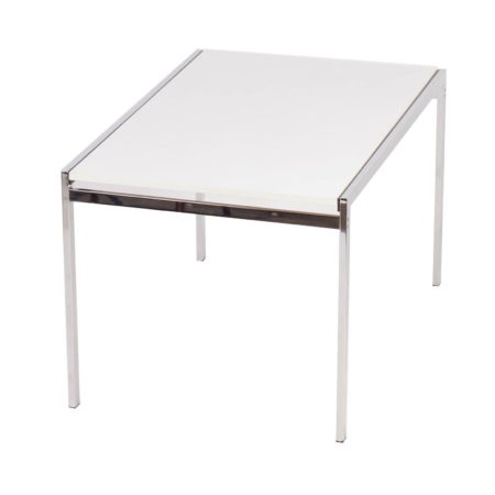 TU30 Eettafel Cees BRAAKMAN voor Pastoe, 1960s - uitschuifbaar, wit