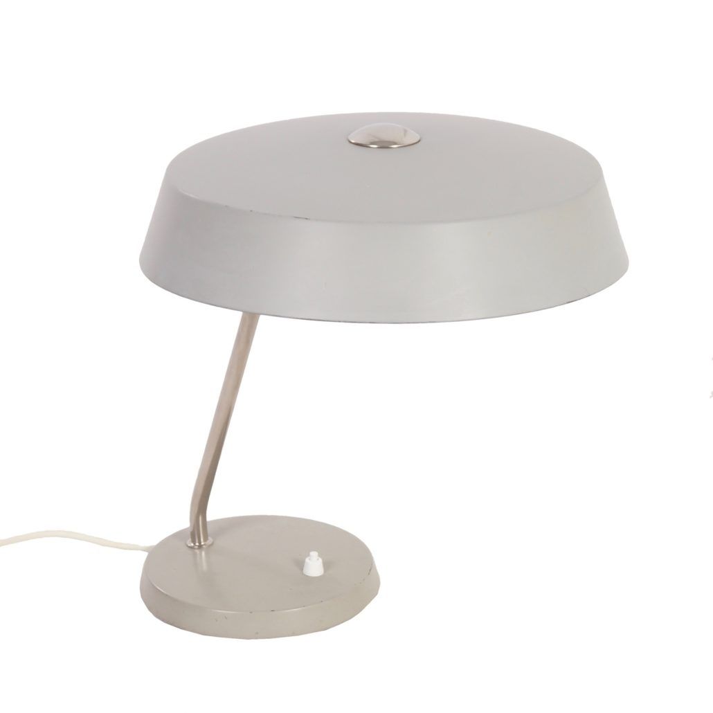 Vintage Design Philips Bureaulamp, 1960s - grijs tafellamp