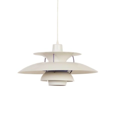 PH 5 hanglamp van Poul Henningsen voor Louis Poulsen, 1958 – Wit