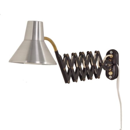 Zilvergrijze Hala Schaarlamp, 1960s