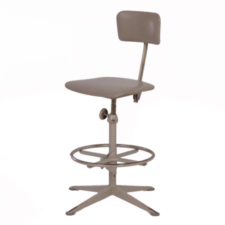 Industriële Werkstoel van Friso Kramer voor Ahrend de Cirkel, ca 1960 - Grijs