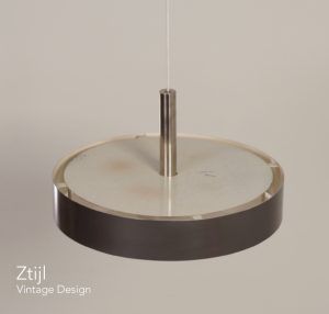 Hanglamp Model 266 van Louis Baillon voor Jacques Biny / Luminalite Edition &#8211; 1958