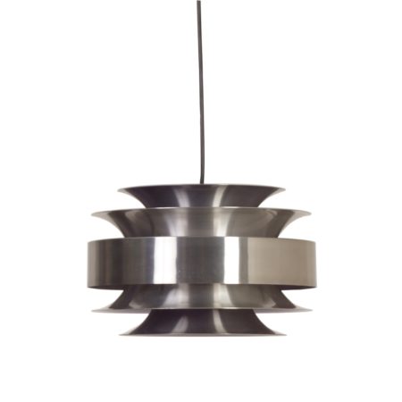 Aluminium Vintage Hanglamp van Lakro, 1960