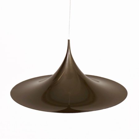 Zilvergrijze Semi Hanglamp van Bonderup & Thorup voor Fog & Morup, 1967 - 59 cm