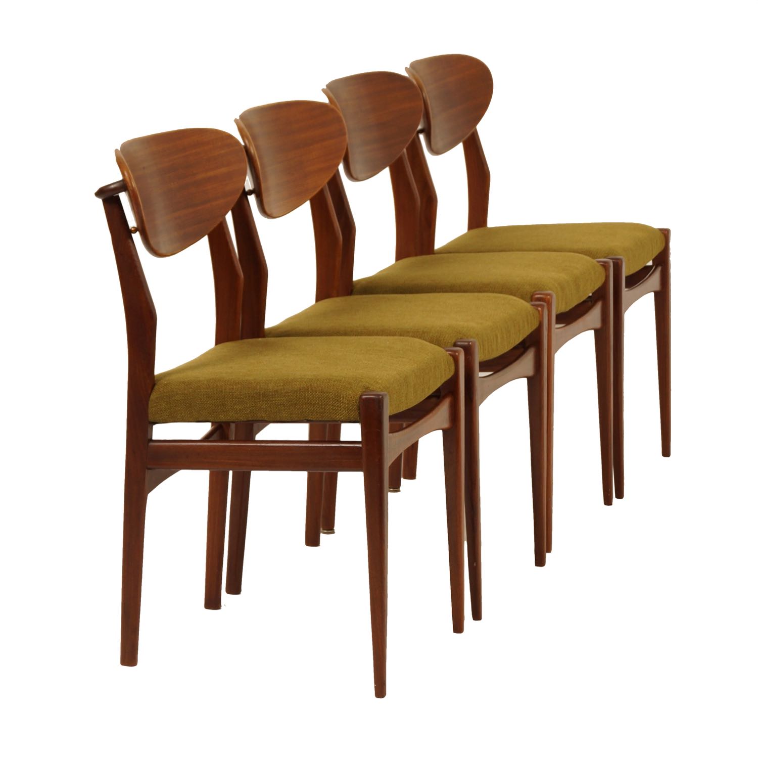 Eetkamer Stoelen van Louis van Teeffelen voor Wébé, 1960s - Set van 4