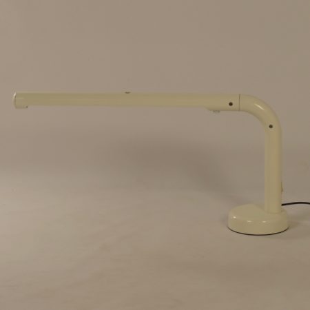 Witte Tube Bureaulamp van Anders Pehrson voor Atelje Lyktan, 1970s