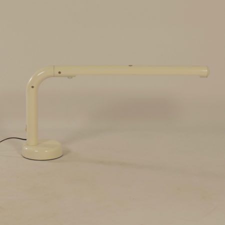 Witte Tube Bureaulamp van Anders Pehrson voor Atelje Lyktan, 1970s