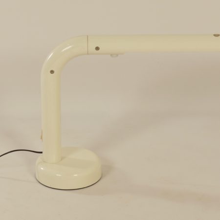 Witte Tube Bureaulamp van Anders Pehrson voor Atelje Lyktan, 1970s