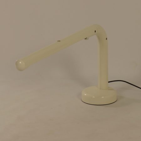 Witte Tube Bureaulamp van Anders Pehrson voor Atelje Lyktan, 1970s