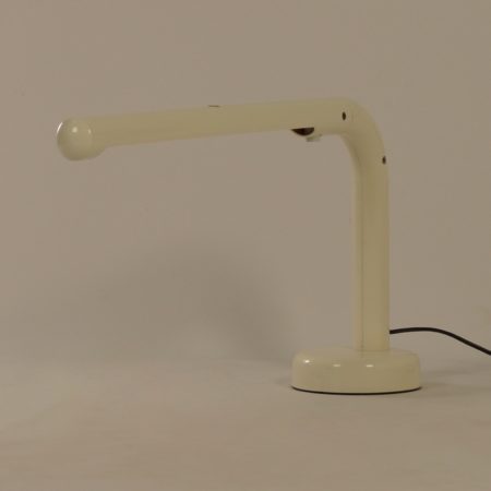 Witte Tube Bureaulamp van Anders Pehrson voor Atelje Lyktan, 1970s