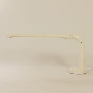 Witte Tube Bureaulamp van Anders Pehrson voor Atelje Lyktan, 1970s