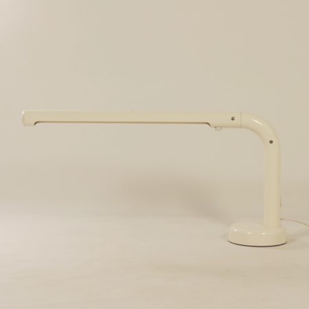 Witte Tube Bureaulamp van Anders Pehrson voor Atelje Lyktan, 1970s